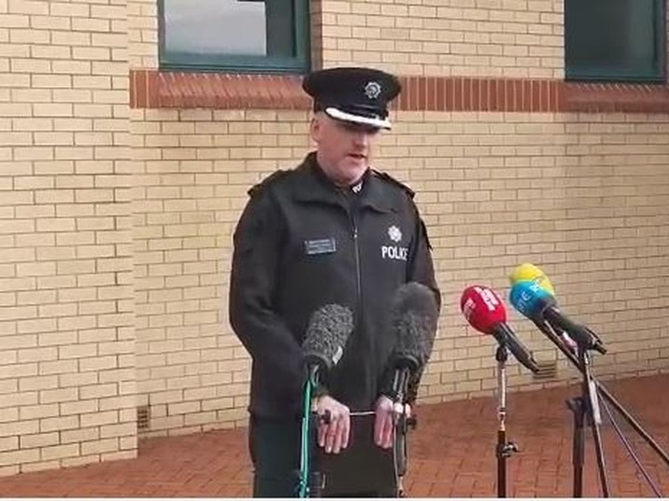 A PSNI press briefing was held today on the shooting of a man in Newry yesterday.