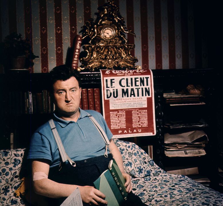 Brendan Behan moved to Paris soon after leaving prison. Photo by Hulton Archive/Getty Images