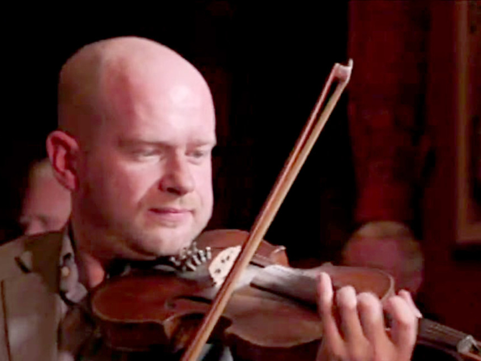 Fiddle player Matt McGranaghan.