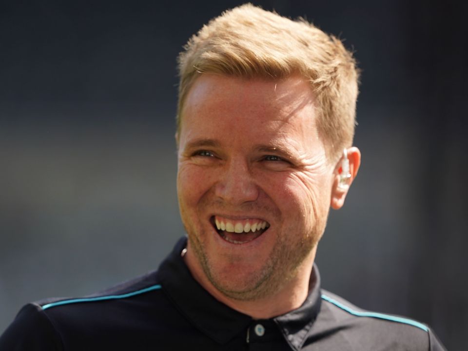 Newcastle head coach Eddie Howe has warned his players to expect a backlash from Manchester City (Owen Humphreys/PA)