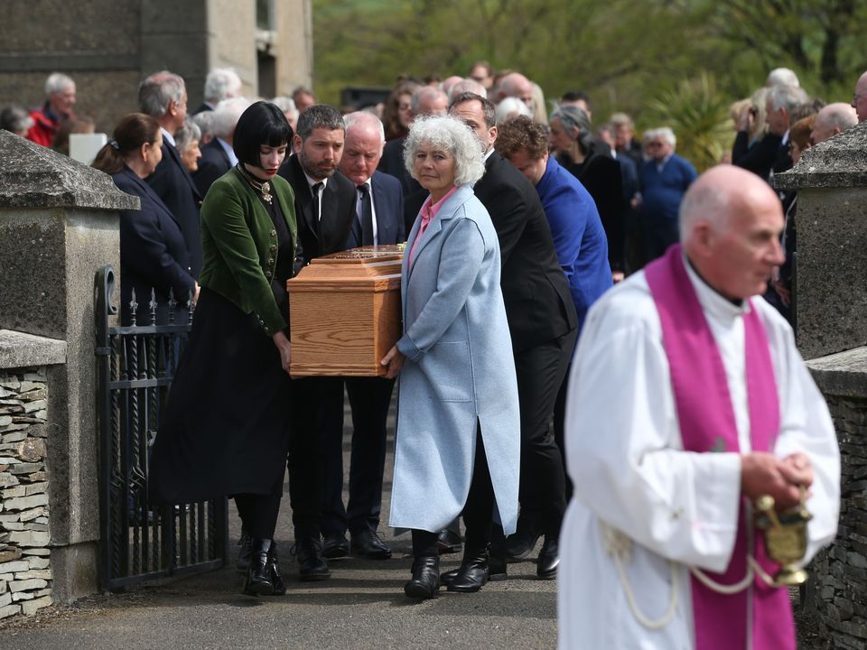 03/05/23
Funeral of Ed Sheerans grandmother Nancy mulligan took place at  St Patricks church in Wexford this afternoon…
Pic Stephen Collins/Collins photos
