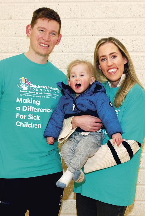 David and Kate with son Daithí. Picture courtesy of Dungarvan Leader