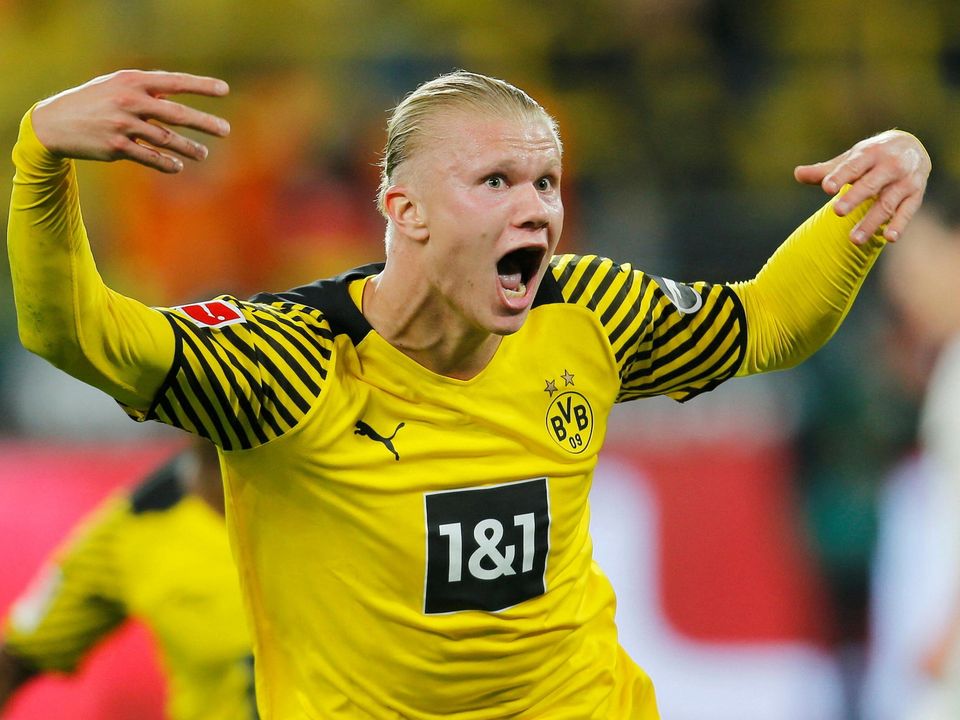 Borussia Dortmund's Erling Haaland