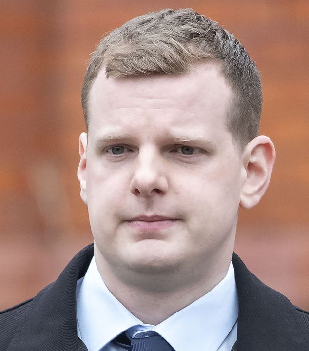 Detective Garda Brendan Cafferkey outside Dublin District Coroner's Court this morning after giving evidence at the inquest into the death of Darren Lacken. Photo: Colin Keegan, Collins Dublin