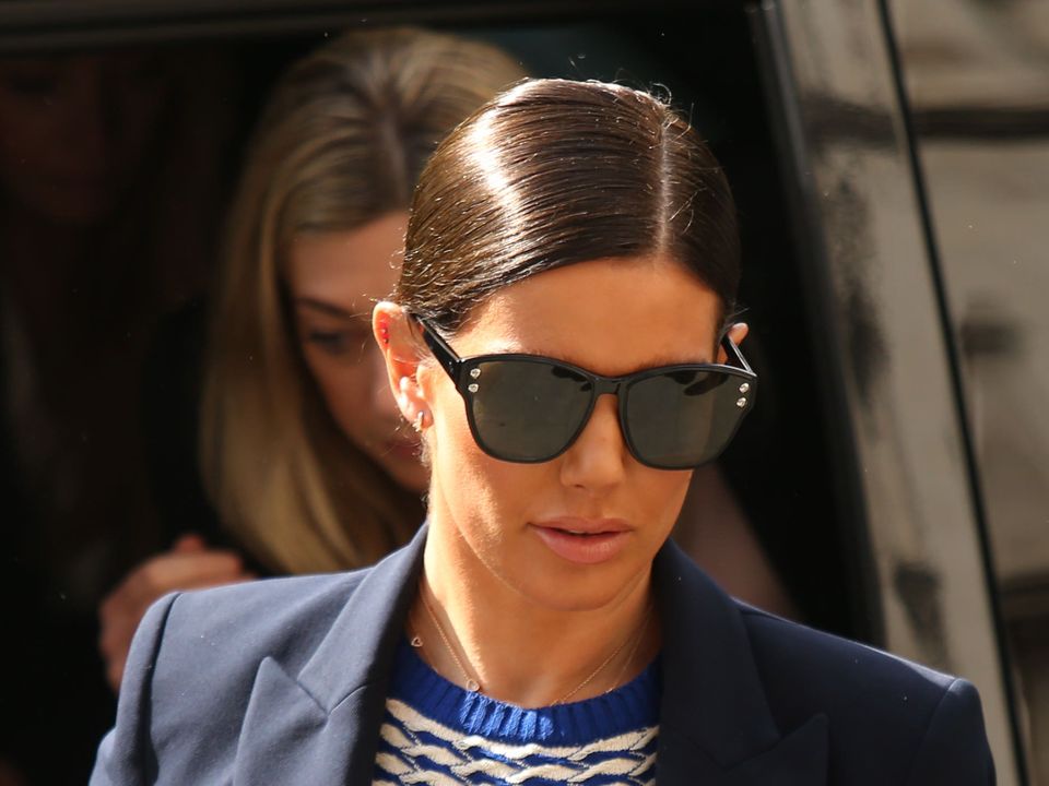 Rebekah Vardy arrives at the Royal Courts Of Justice (James Manning/PA)