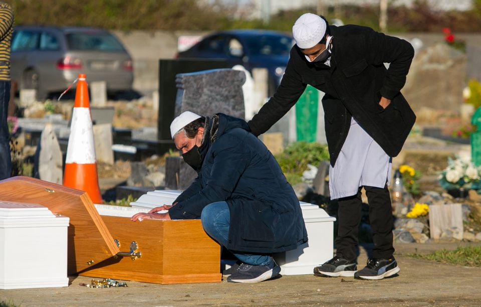 Sameer Syed insisted that the coffins of his wife and children be opened at the funeral