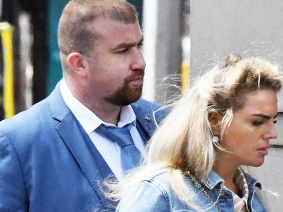 Joe Joyce pictured with his wife Ellen at a previous court appearance.