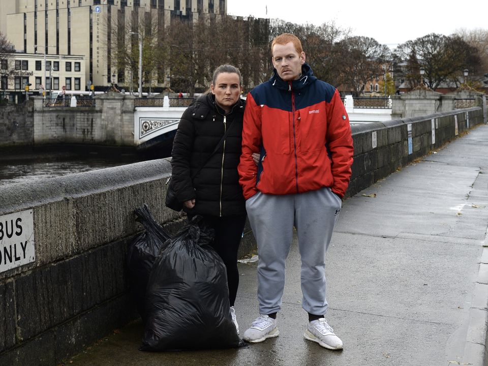 Melissa and her new partner, David Gallagher, whom she met while living rough, had a couple’s room in a hostel for the last three years but have been unable to find anywhere else to live.