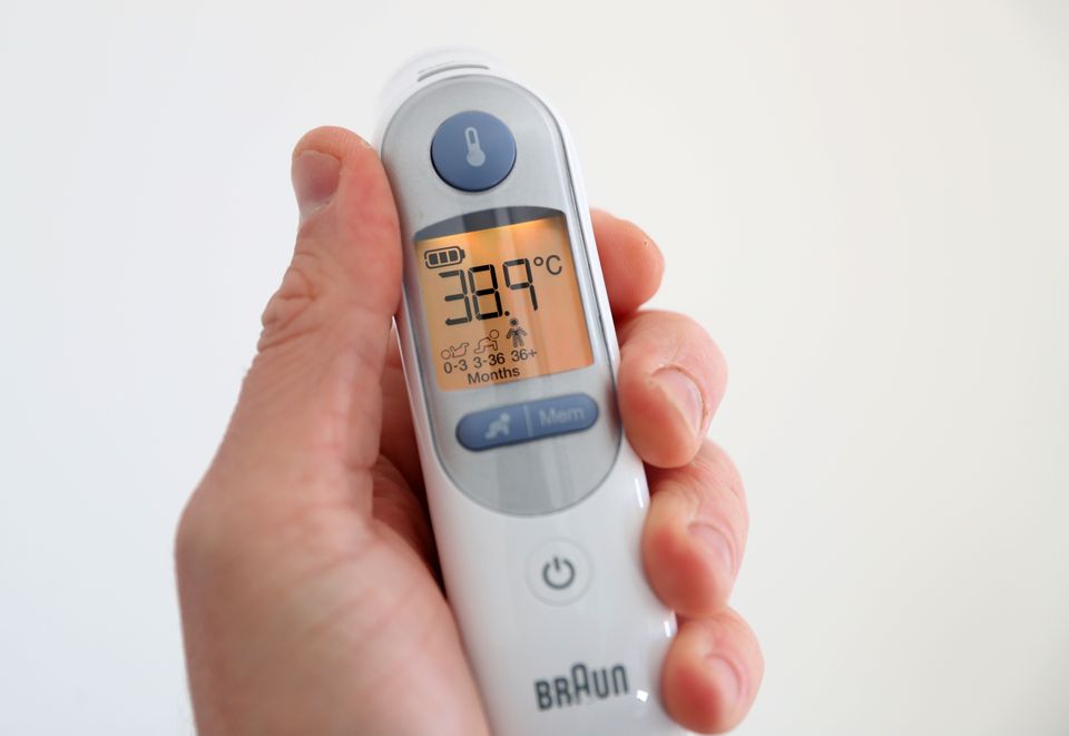 People are being advised to check children's temperatures for signs of potential strep A infection. Photo: Andrew Matthews/PA