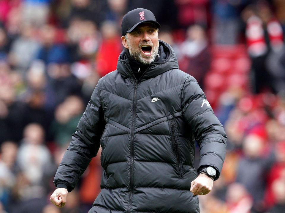 Liverpool manager Jurgen Klopp admits he would have been disappointed had his side not responded to Manchester City’s 14-point advantage in January (Peter Byrne/PA)