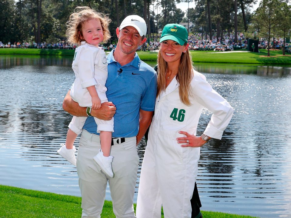 Rory McIlroy's wife Erica and daughter Poppy steal the show at The US  Masters 