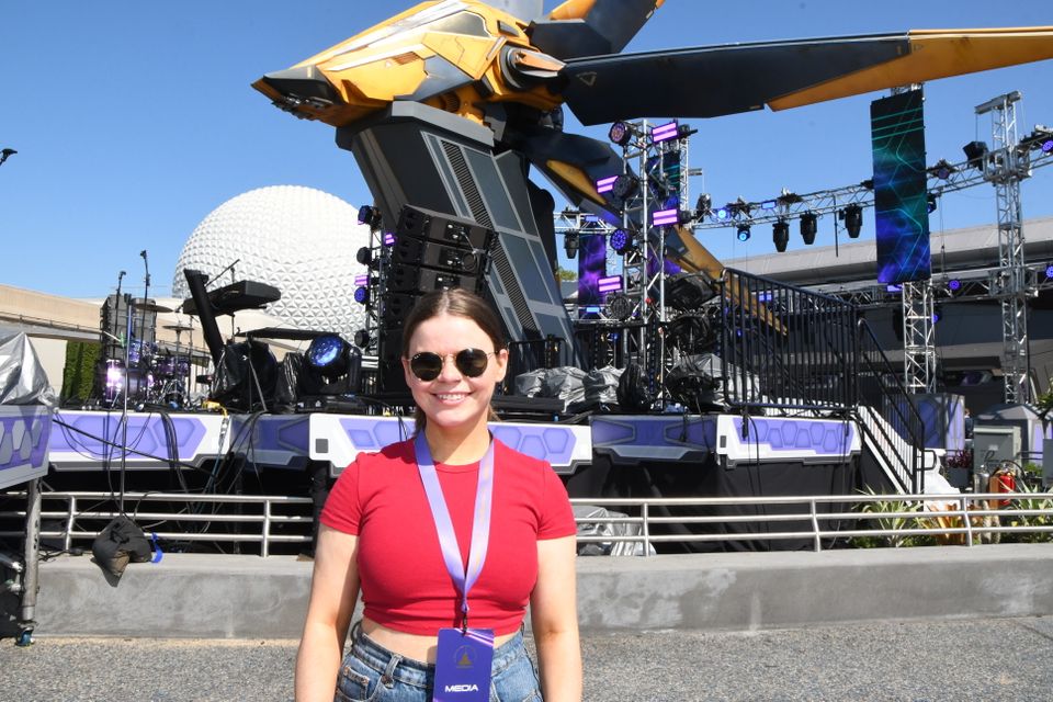 Neasa got a front row seat at the Guardians of the Galaxy experience
