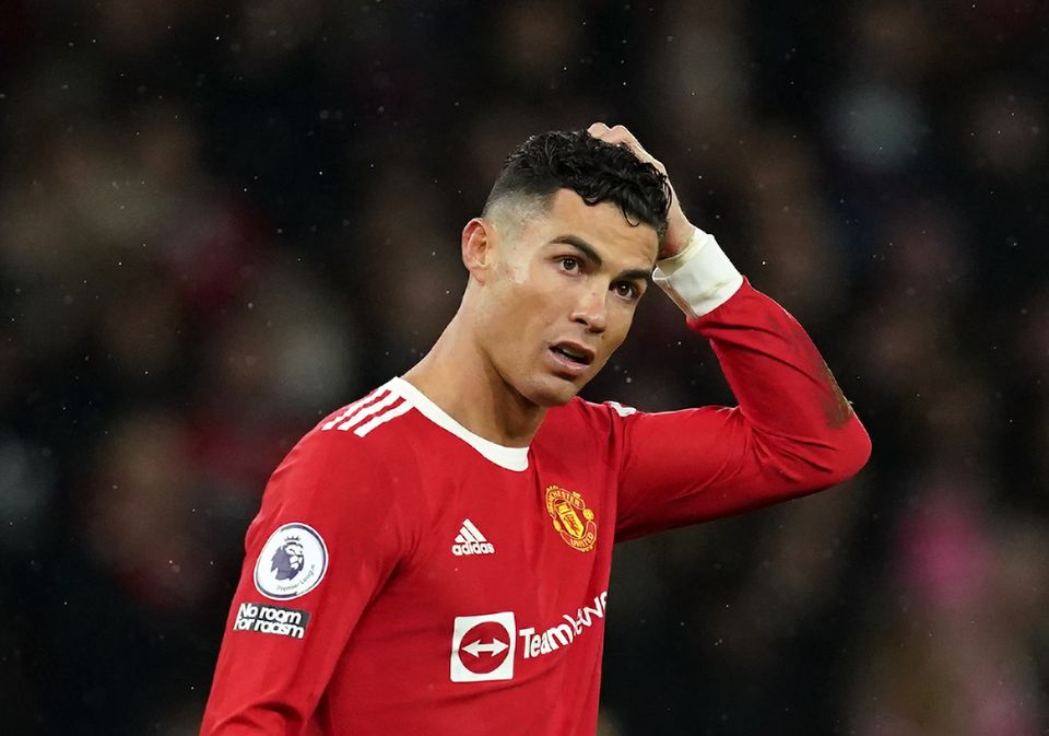 Manchester United were without Cristiano Ronaldo for the derby defeat to City (Martin Rickett/PA)