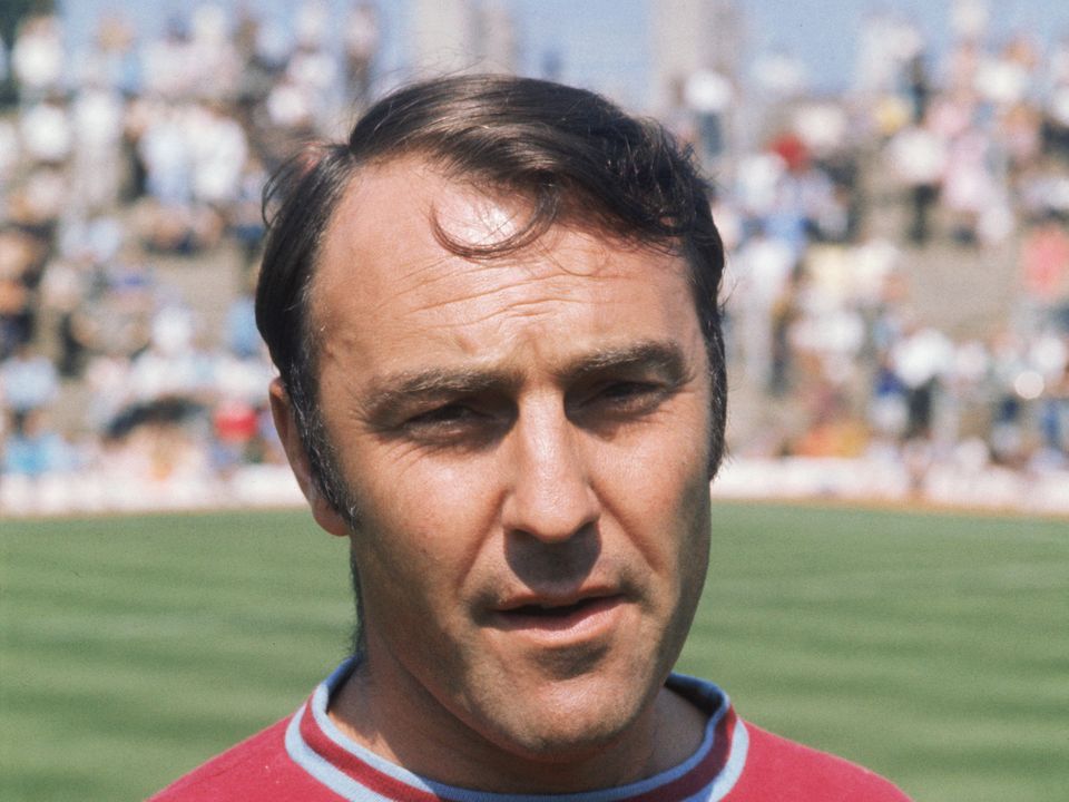 English footballer Jimmy Greaves of West Ham United FC, circa 1970. (Photo by Daily Express/Hulton Archive/Getty Images)