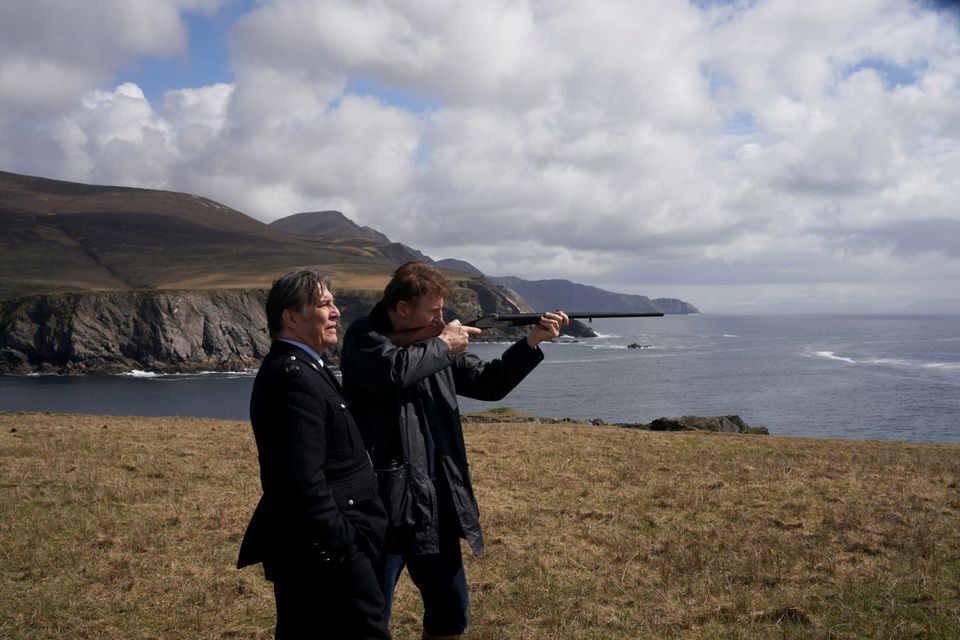 Liam Neeson and Ciaran Hinds in In the Land of Saints and Sinners (Photo: Netflix)
