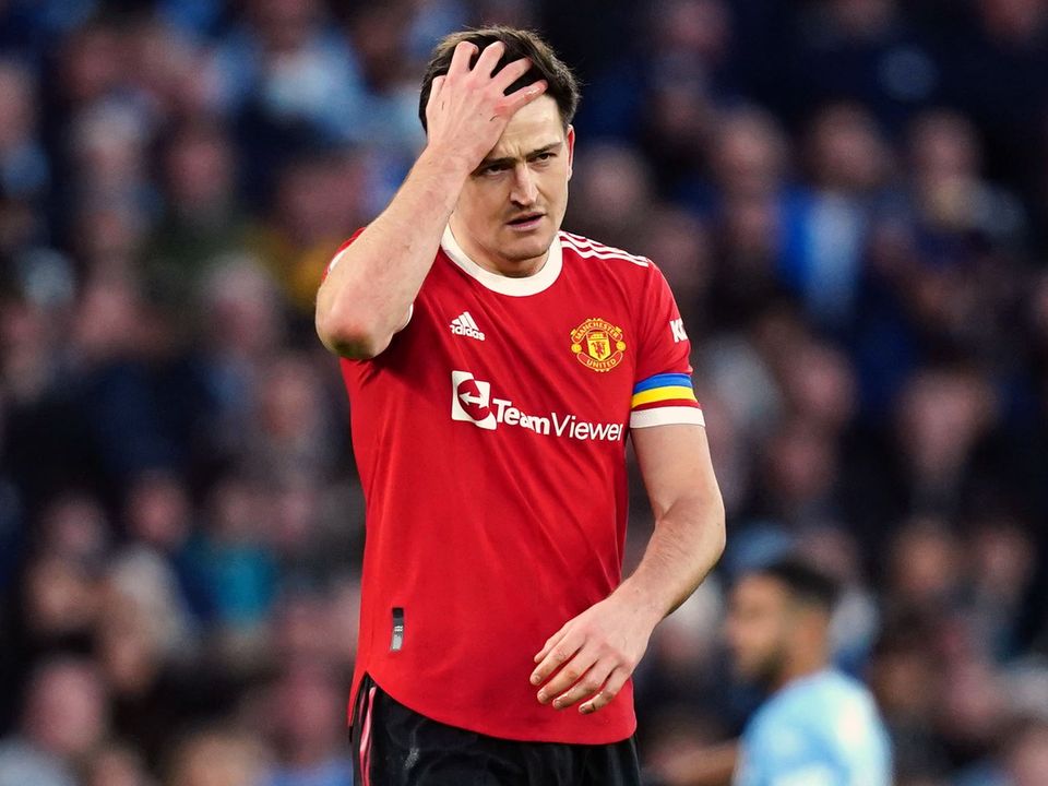 Harry Maguire knows Manchester United’s hopes of a top-four finish are in serious danger (Martin Rickett/PA)