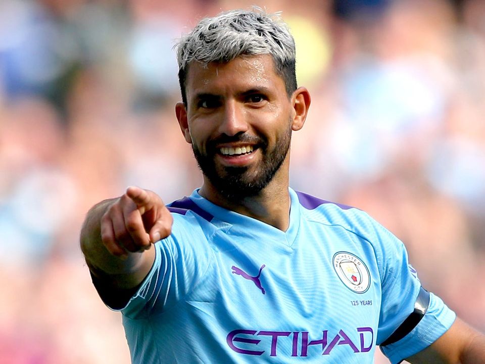 Sergio Aguero scores twice in Manchester City farewell to set Premier  League record 