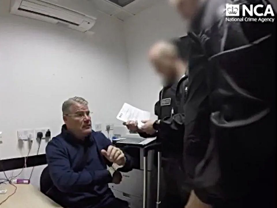 Kavanagh held by police in the UK