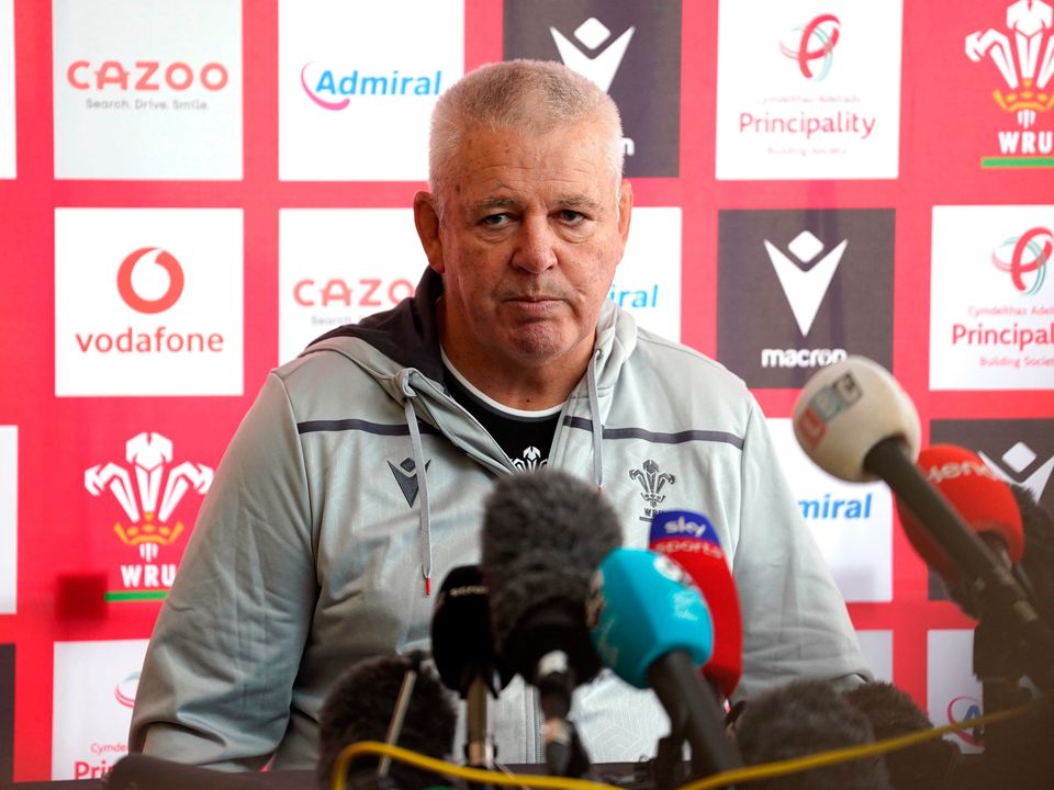 Wales head coach Warren Gatland. Photo: Adam Davy/PA Wire