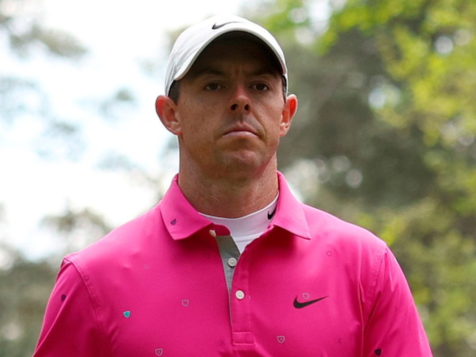 Rory McIlroy during the second round