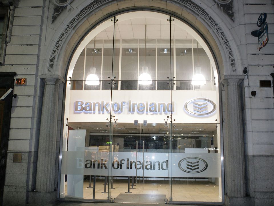 Bank of Ireland's O'Connell Street branch in Dublin city centre