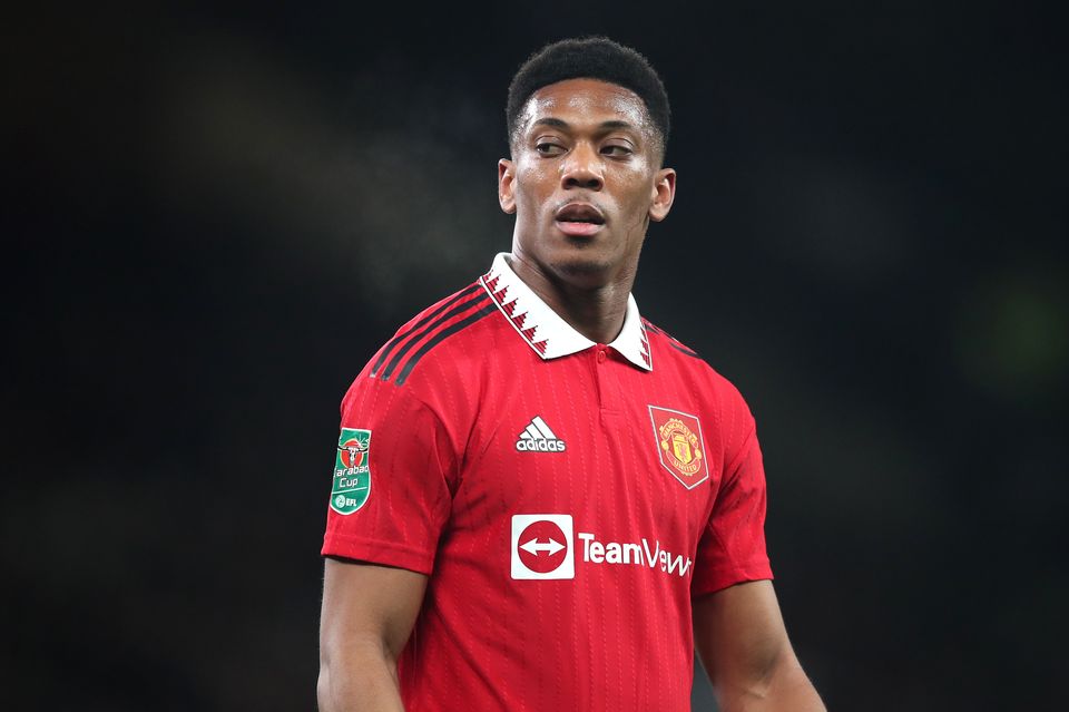 Anthony Martial looks set to miss the Nou Camp clash (Isaac Parkin/PA)