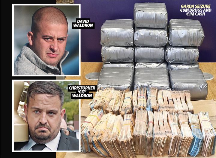 Hammer blow for Waldron crew as €9.6m drugs and over €1m cash is seized