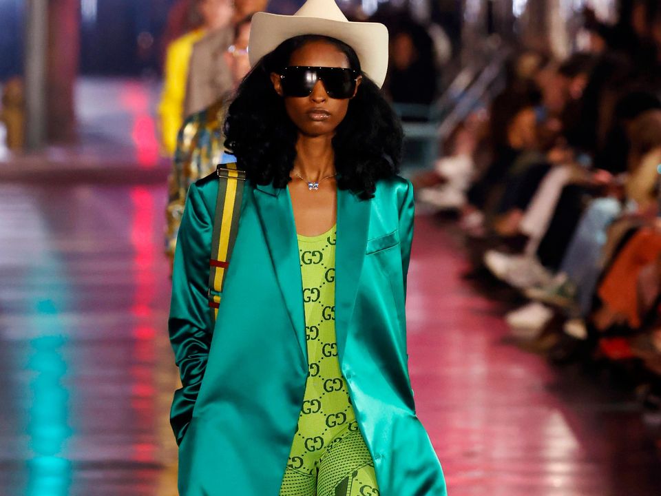 Bold colours feature strongly on the catwalk this year