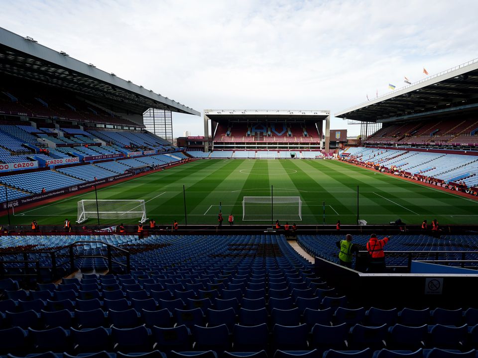A general view of Villa Park, Birmingham. Picture date: Sunday October 16, 2022.