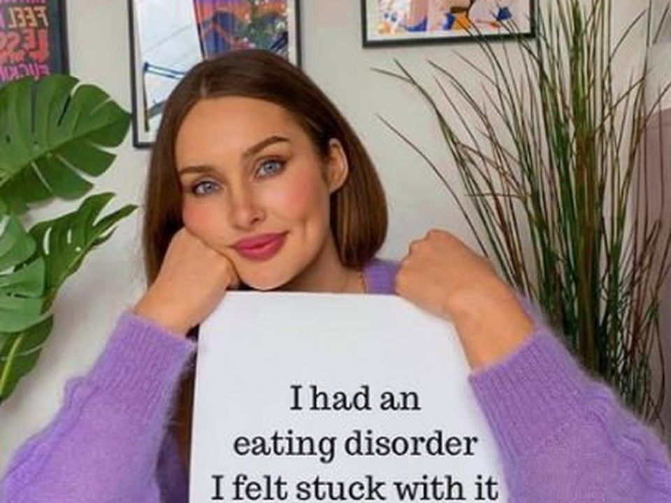 The writer has spoken about battling an eating disorder on social media