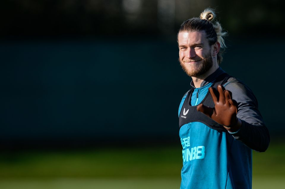 Third-choice goalkeeper Loris Karius will be Newcastle netminder in the Carabao Cup final. Photo: Serena Taylor/Newcastle United via Getty Images