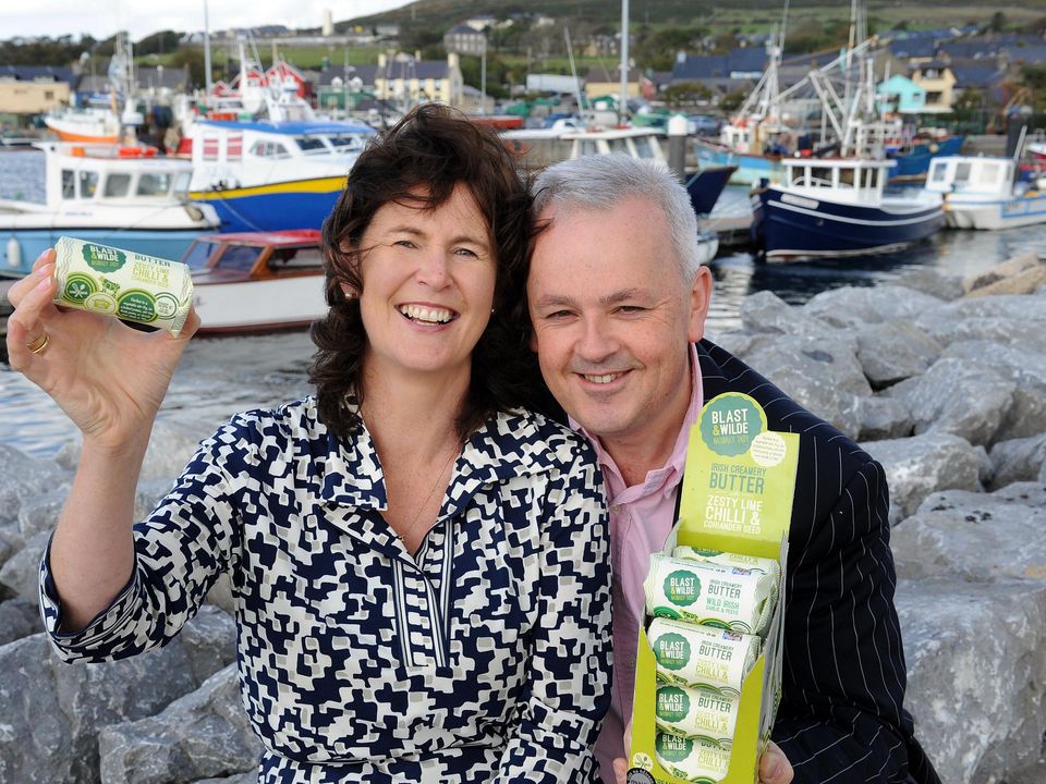 Graham and Bernie Canning from Slane, County Meath pictured as they won the Supreme Champion Award at Blas na -hEireann (Irish Food Awards) in Dingle, County Kerry in 2014.
Photo: Don MacMonagle