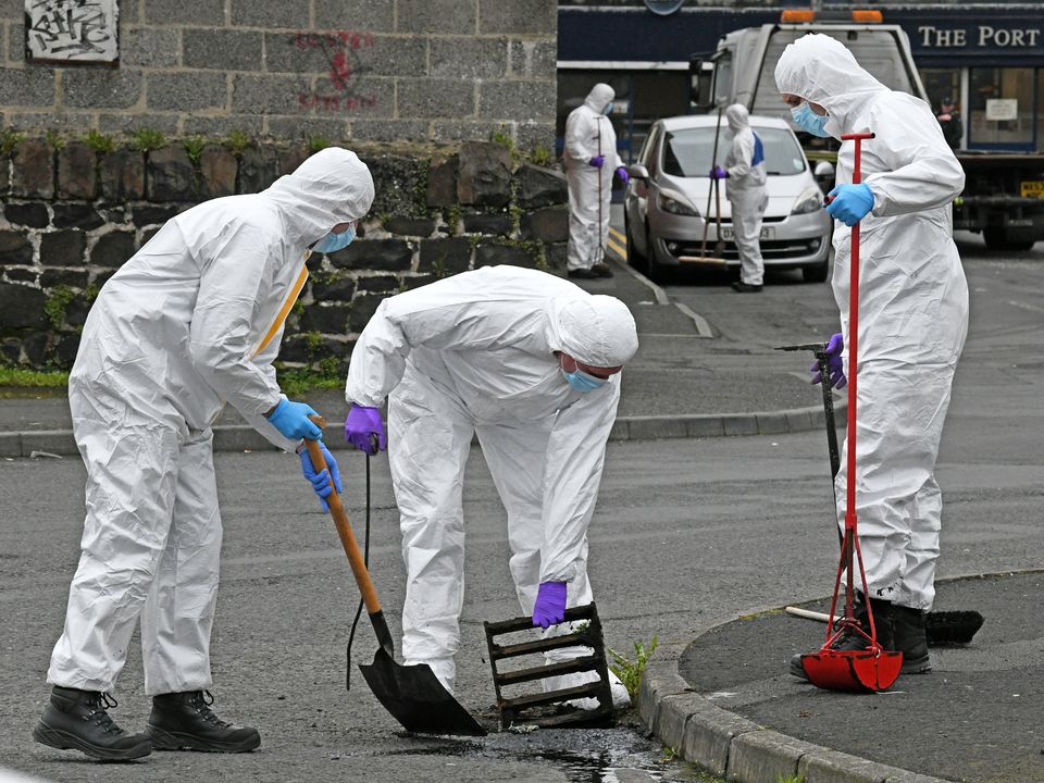 Forensics at the scene