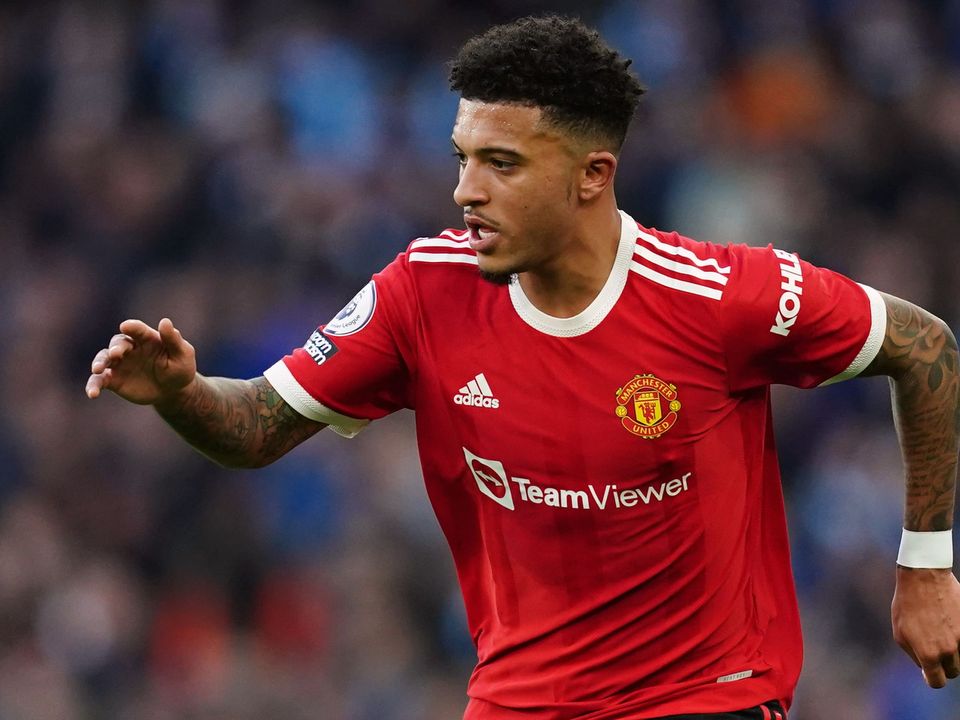 Manchester United winger Jadon Sancho is looking forward to the future (Martin Rickett/PA)
