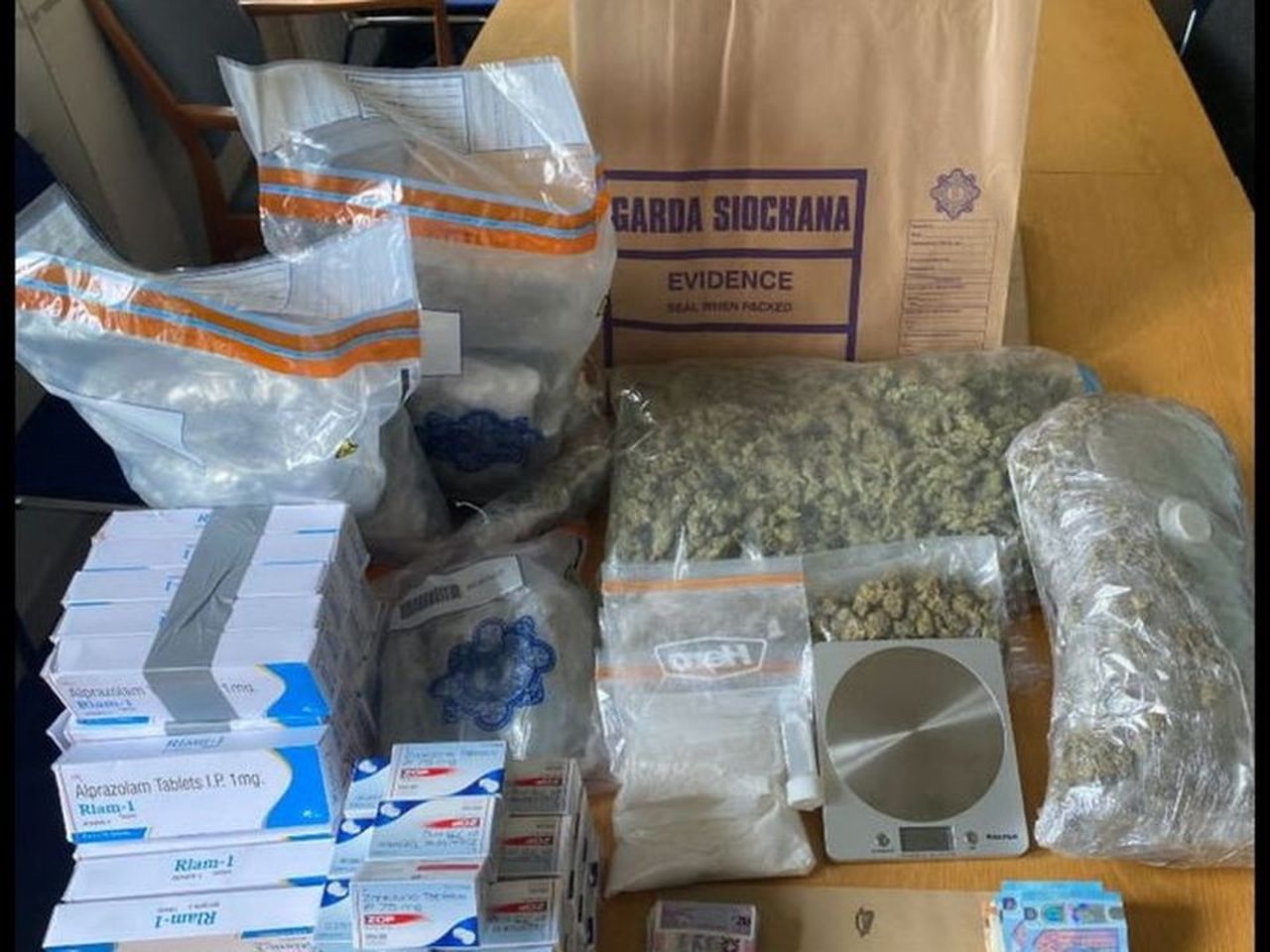 Man (50s) Charged Following Seizure Of €141k Worth Of Drugs In ...