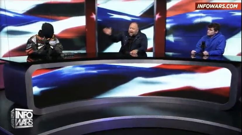 The panel show run by extremist Alex Jones invited the opinionated Kanye to discuss Hitler