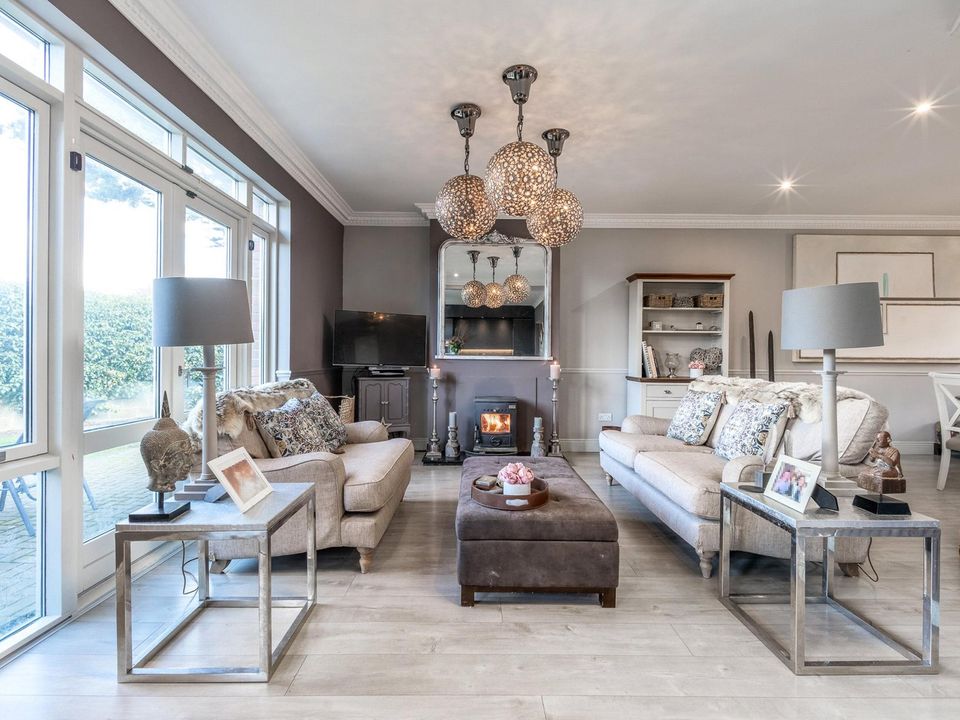 The main living area at Yvonne Connolly's Malahide home