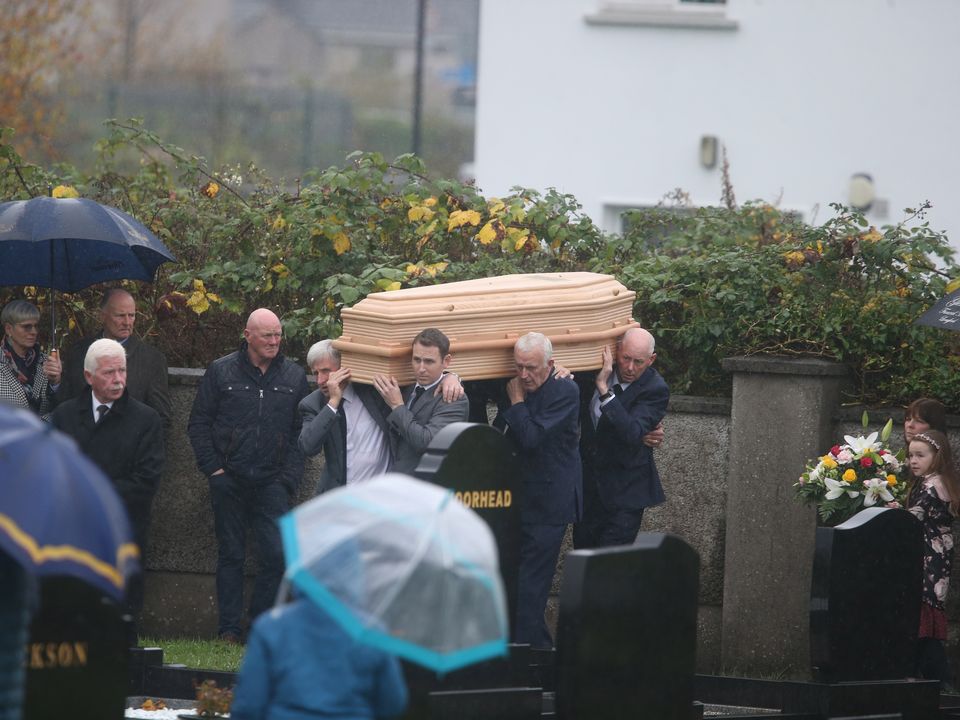 The Funeral Service for Longford Cervical Check campaigner Lynsey Bennett, Killeter, Killoe, Co Longford takes place today.Lynsey's Funeral Service took  place in St John’s Church, Battery Road…
Pic Stephen Collins/Collins Photos
