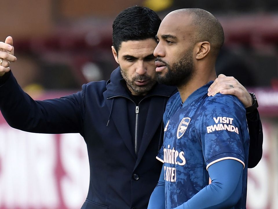 Mikel Arteta could lose the services of Alexandre Lacazette this summer (peter Powell/PA)