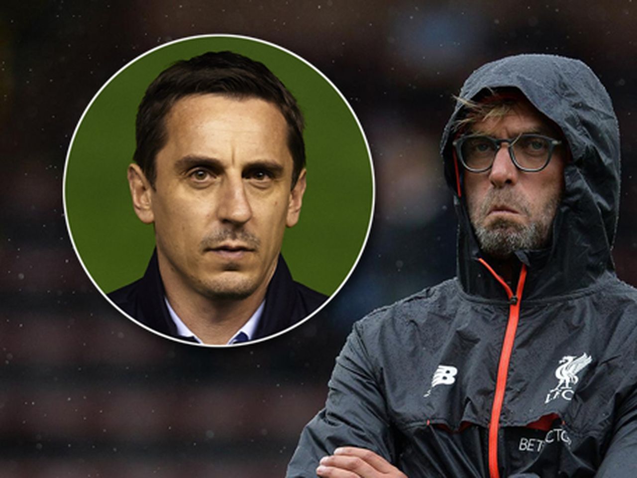 Gary Neville Hits Back At Jurgen Klopp In Feisty On-air Clash Over ...