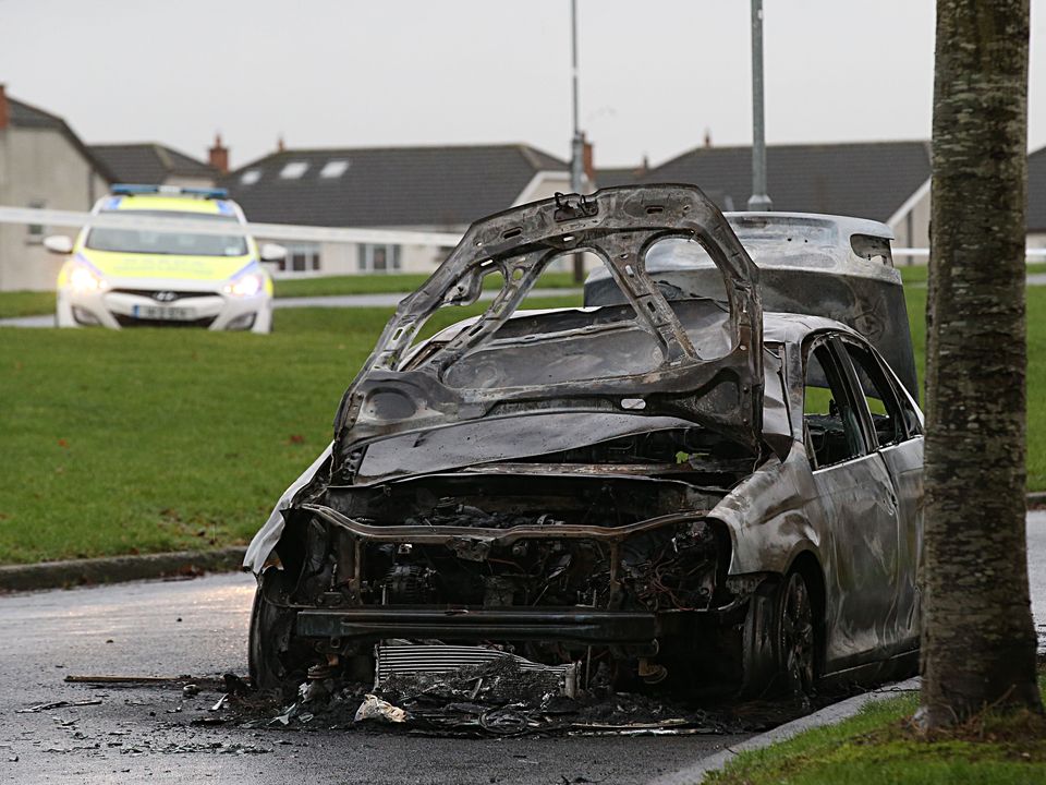 A burned-out car was found after Fowler’s son, Eric, was shot dead in Blakestown in 2018