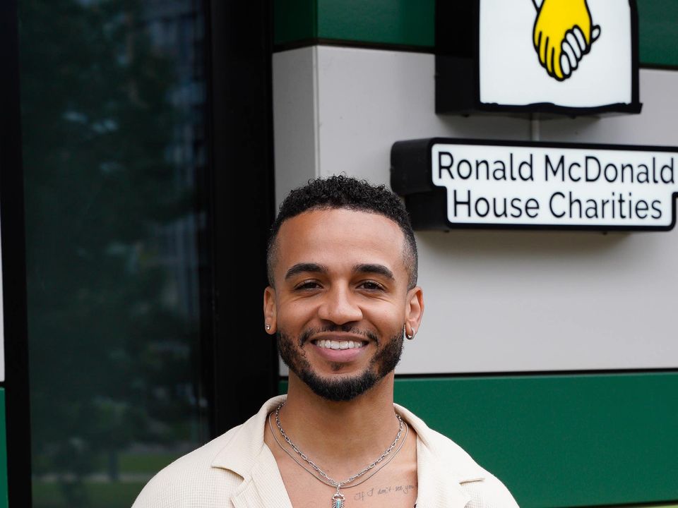 JLS star Aston Merrygold said it was “amazing” to help unveil a new playground made entirely from recycled McDonald’s Happy Meal toys at one of the UK’s Ronald McDonald Houses (Ronald McDonald House Charities/PA)
