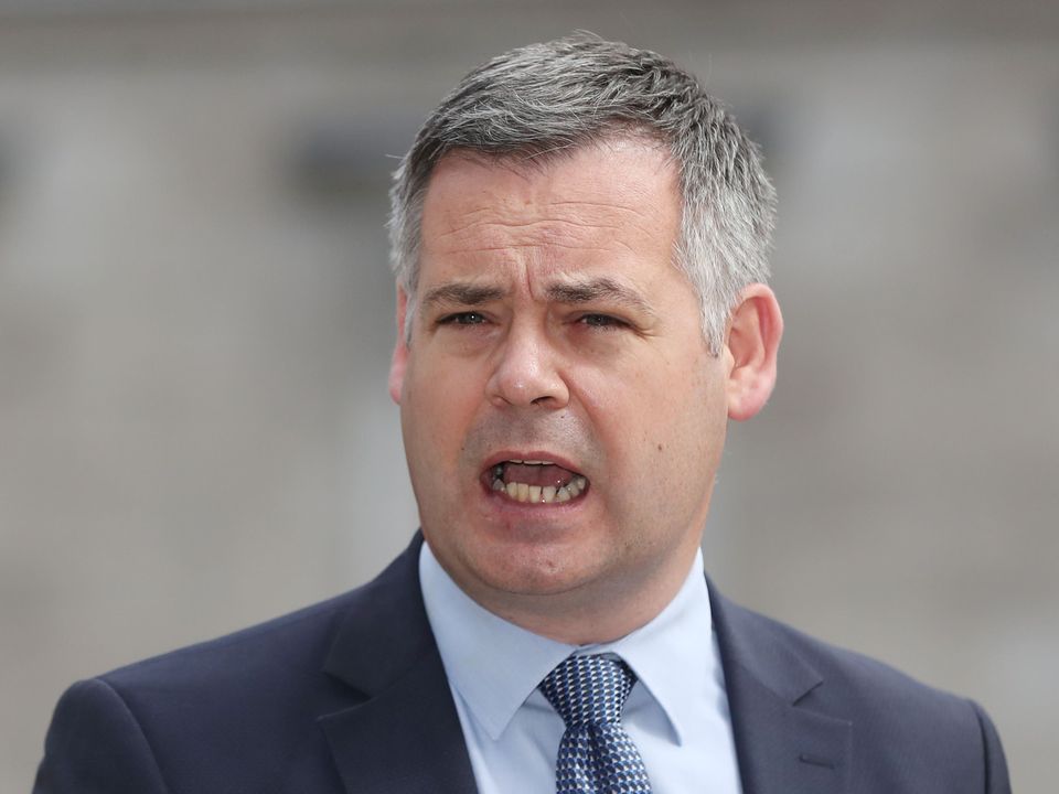 Sinn Fein’s Pearse Doherty clashed with Leo Varadkar in a bitter exchange of personal insults in the Dail (Niall Carson/PA)