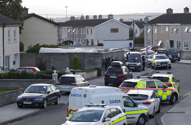 Gardai swarmed the local area after Doherty armed himself