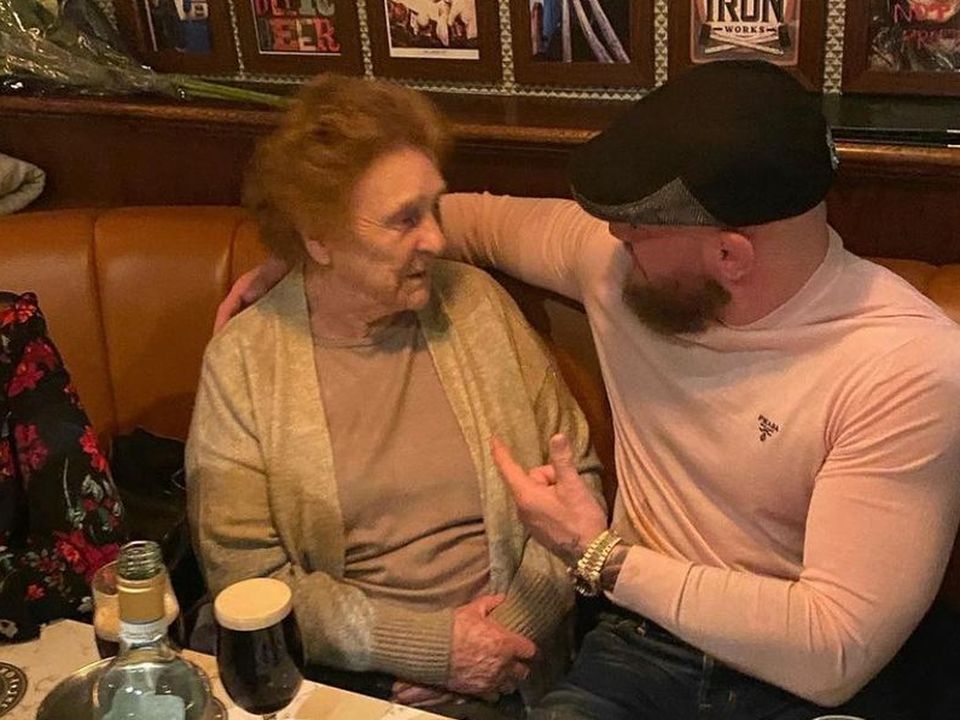 Conor McGregor and his childhood neighbour, May Gleeson (Instagram)