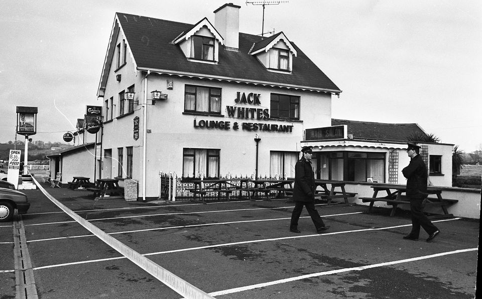 The removal of Tom Nevin from his Pub, Jack White's Inn, Wicklow in 1996