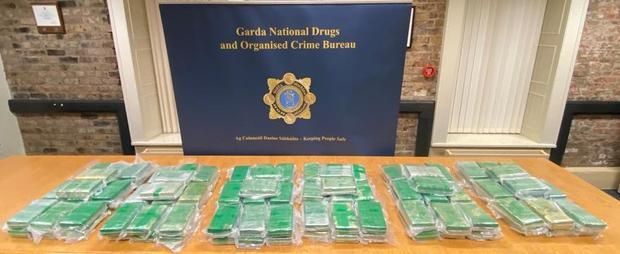 This is the 120-kilo haul was seized by gardai in Co Westmeath