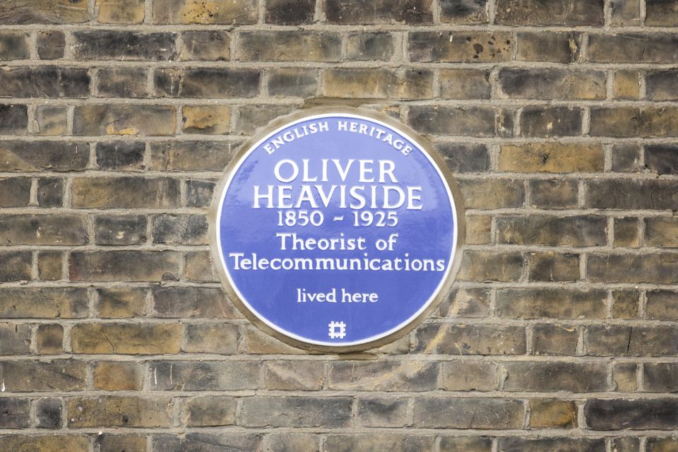 Blue Plaque to Oliver Heaviside (English Heritage/PA)