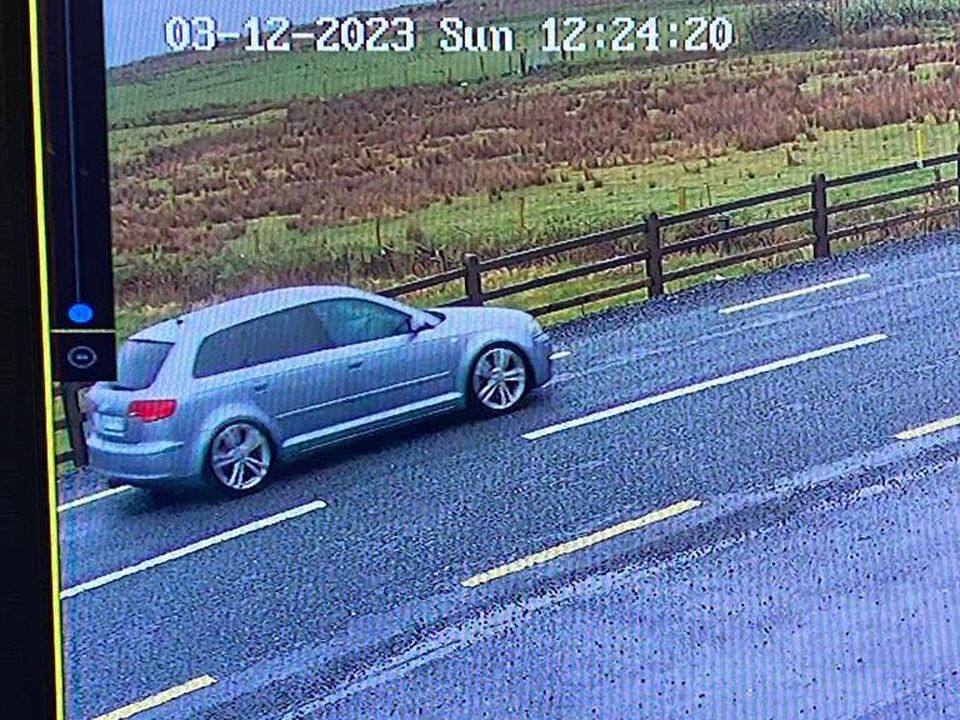 The alleged vehicle reportedly involved in the incident in Belmullet, Co Mayo.