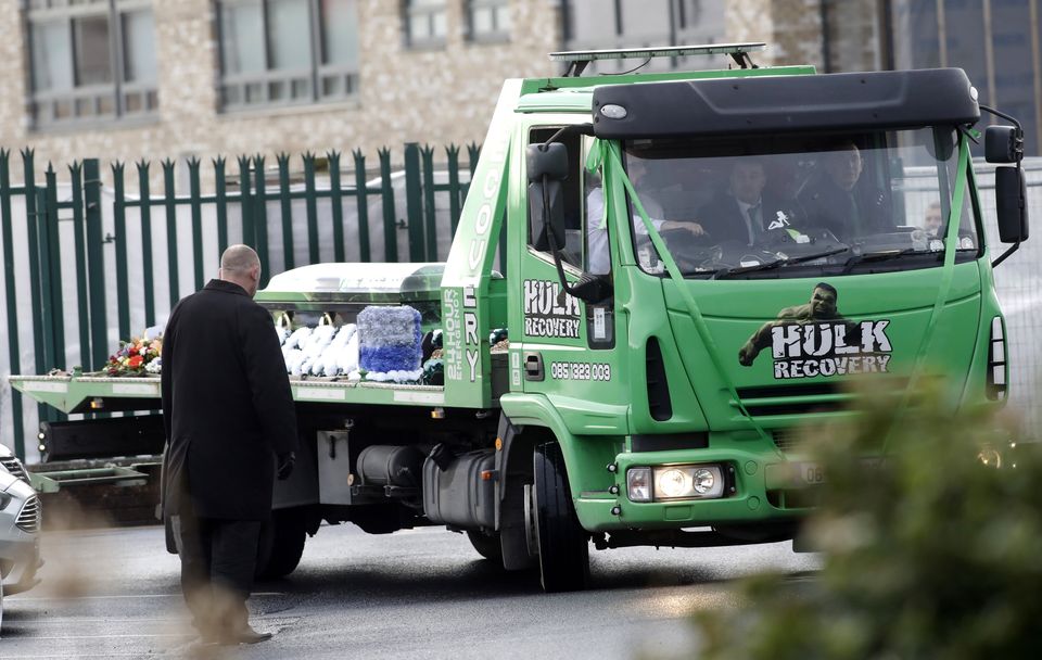 Jason Hennessy's funeral